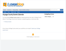 Tablet Screenshot of dupageblog.com